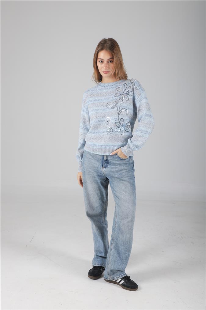 Sweater Viena Bordado con Lentejuelas